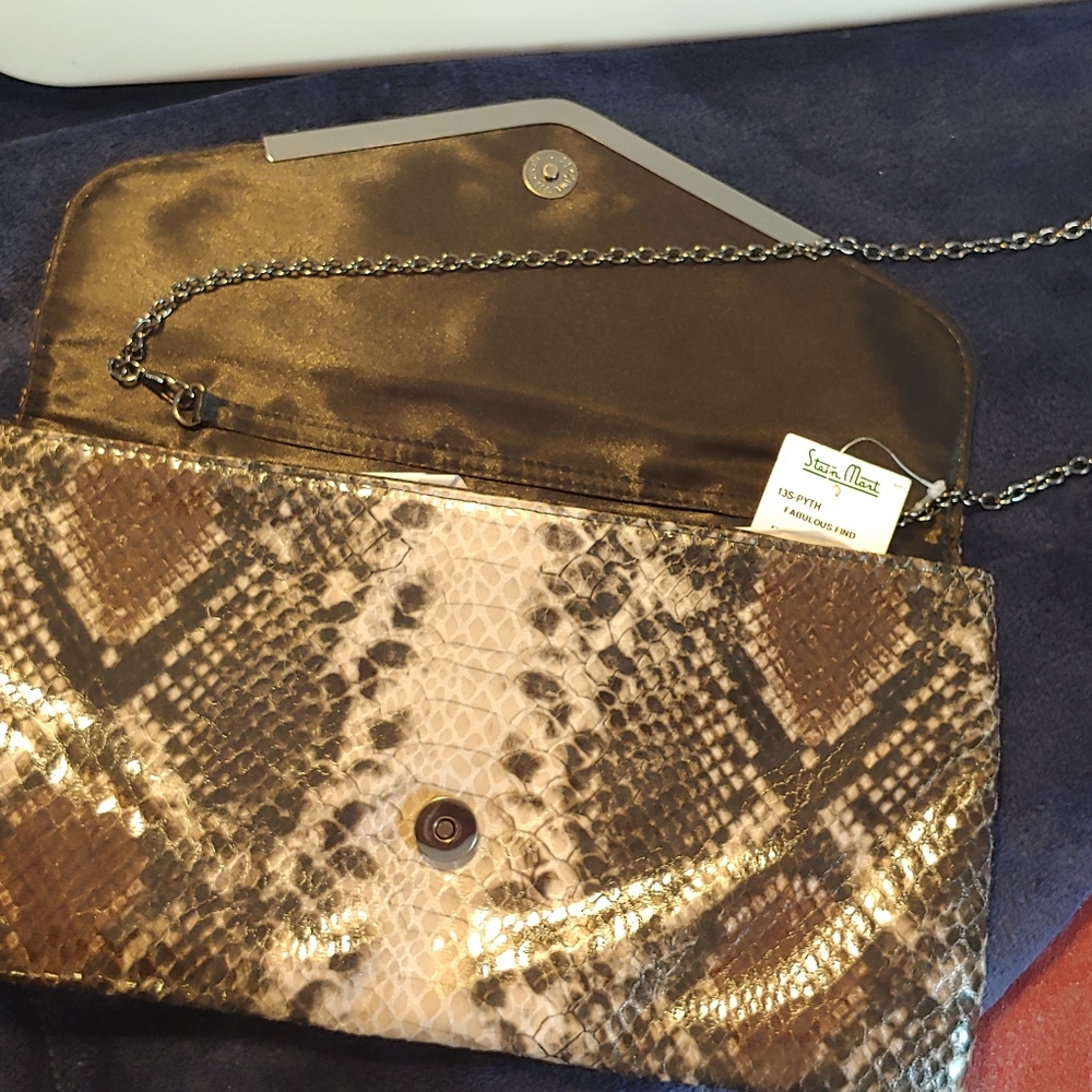 Snakeskin Clutch